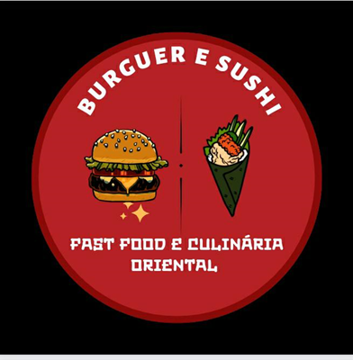 Logo restaurante Burguer e Sushi RJ