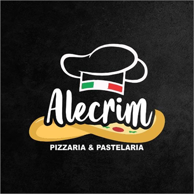 Logo restaurante Pizzaria Alecrim