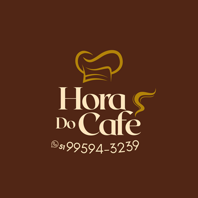 Logo restaurante hora do café