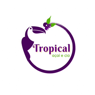 Logo restaurante Tropical Açai e Cia