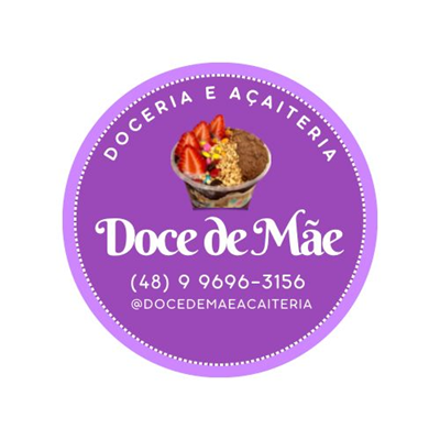 Logo restaurante Doce de Mãe Açaiteria