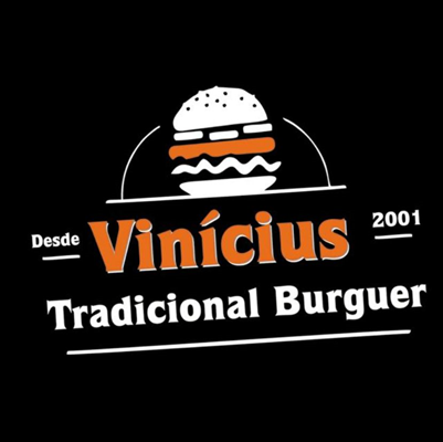 Logo restaurante vinicius tradicional burguer