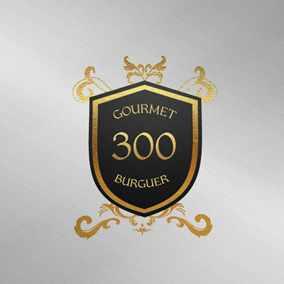 Logo restaurante 300 Gourmet Burgers