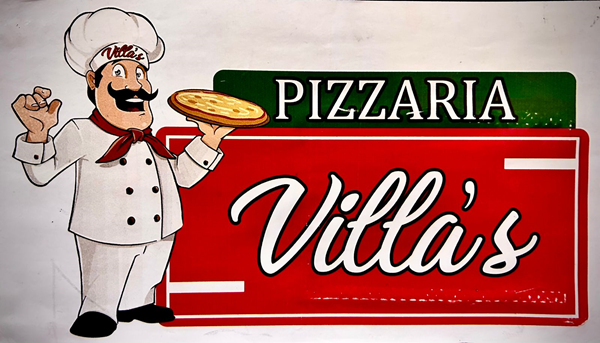 Logo restaurante Pizzaria Esfiharia Villa's