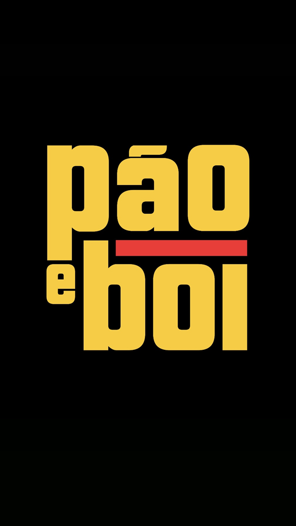 Logo restaurante PÃO E BOI