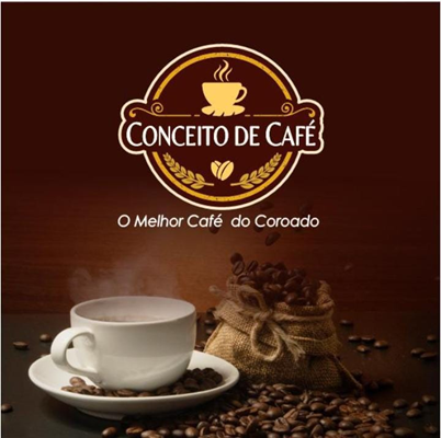 Logo restaurante conceito de café