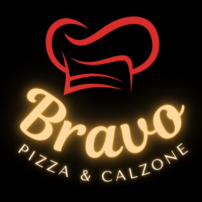 Logo restaurante Bravo Pizza & Calzone