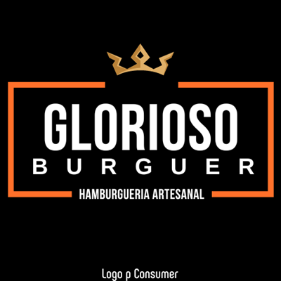 Logo restaurante Glorioso Burguer Hamburgueria Artesanal