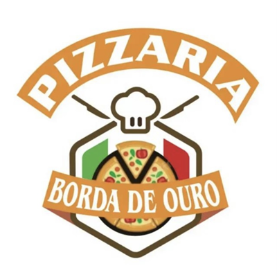 Logo restaurante Pizzaria borda de ouro