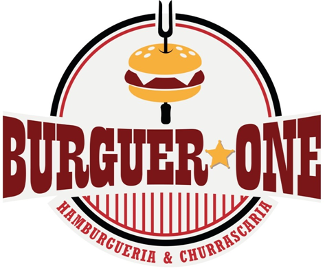 Logo restaurante Burguer One hamburgueria e churrascaria