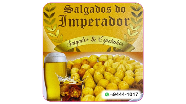 Logo restaurante Salgados do imperador