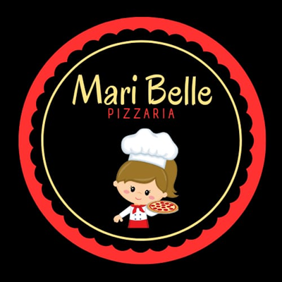 Logo restaurante mari belle pizzaria