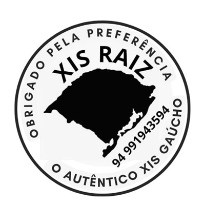 Logo restaurante XIS RAIZ - O autêntico xis gaúcho