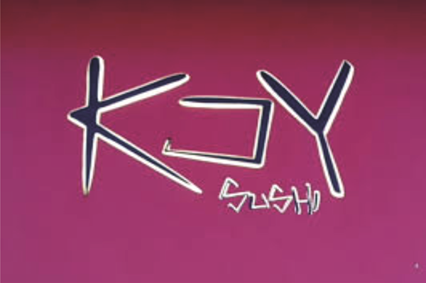 Logo restaurante koy sushi pina