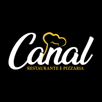 Logo restaurante Canal pizzaria e hamburgueria