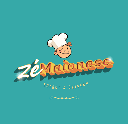 Logo restaurante Zé Maionese Burger e Chicken
