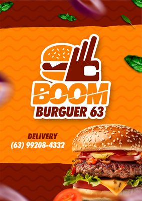 Logo restaurante BOOM BURGUER 63