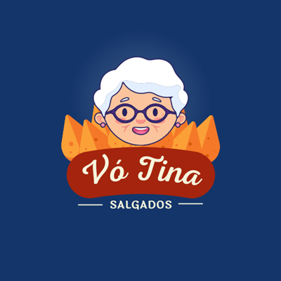 Logo restaurante Salgados Vó Tina