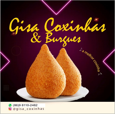 Logo restaurante Gisa Coxinhas & Burguer