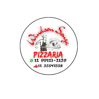Logo restaurante windson souza pizzaria