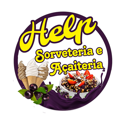 Logo restaurante Help Sorveteria e Açaiteria