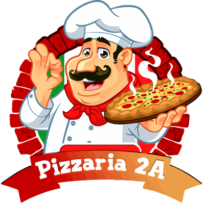 Logo restaurante pizzaria 2A