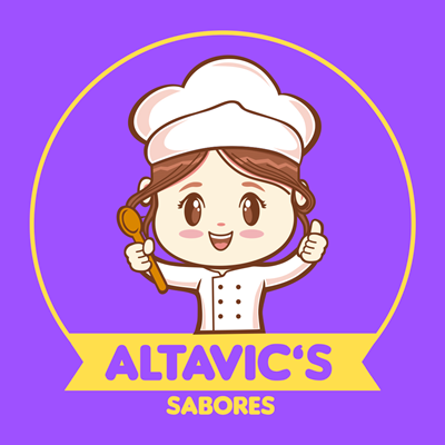 Logo restaurante Salgaderia - Altavic's Sabores
