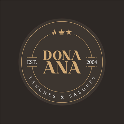 Logo restaurante Dona Ana Lanches e Sabores
