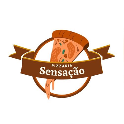 Logo restaurante Pizzaria Sensação
