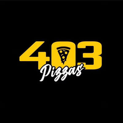 Logo restaurante 403 pizzas