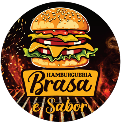 Logo restaurante Hamburgueria Brasa e Sabor