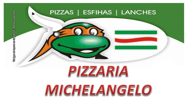 Logo restaurante pizzaria michelangelo