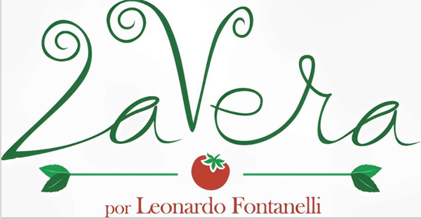 Logo restaurante La Vera por Leonardo Fontanelli