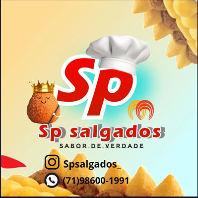 Logo restaurante SP SALGADOS