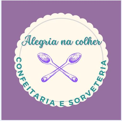 Logo restaurante Alegria na colher