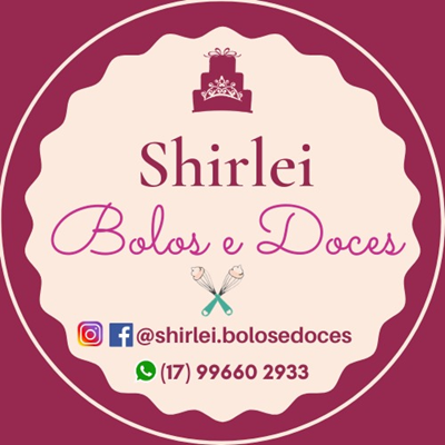 Logo restaurante Shirlei Bolos e Doces