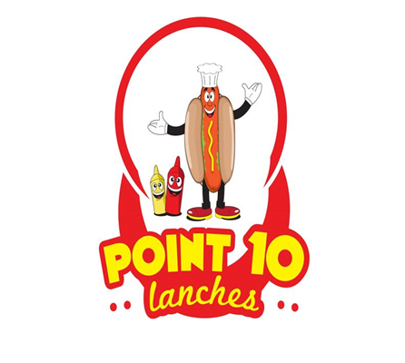 Logo restaurante point 10 lanches
