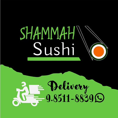 Logo restaurante shammah sushi