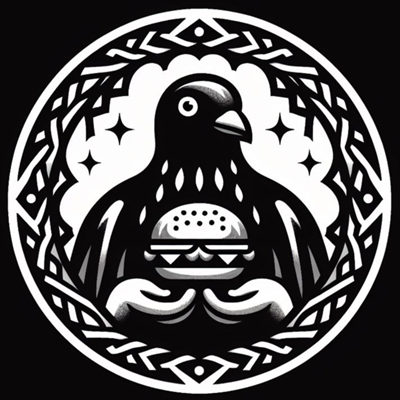 Logo restaurante Black Pigeon Smash Burger