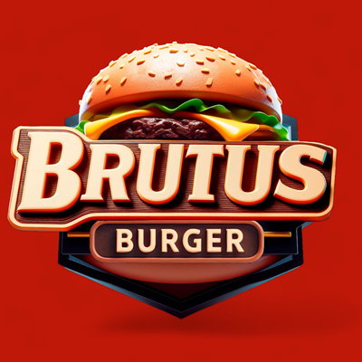 Logo restaurante brutus burger