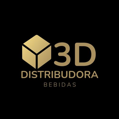 Logo restaurante 3D Distribuidora e Conveniência de Bebidas