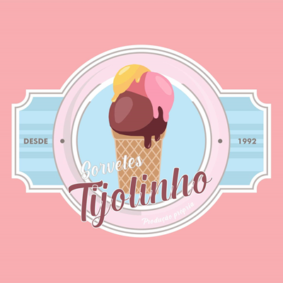 Logo restaurante Sorvetes Tijolinho