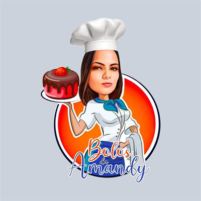 Logo restaurante Bolos da Amandy