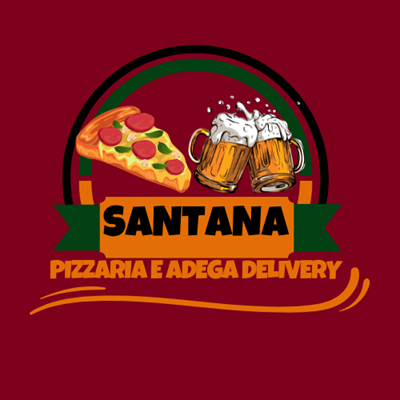 Logo restaurante Santana Pizzaria & Adega Delivery