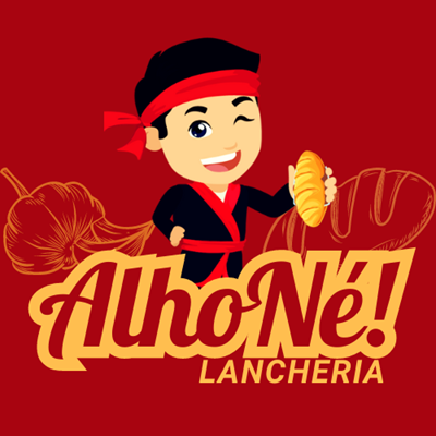 Logo restaurante cupom AlhoNé! Lancheria