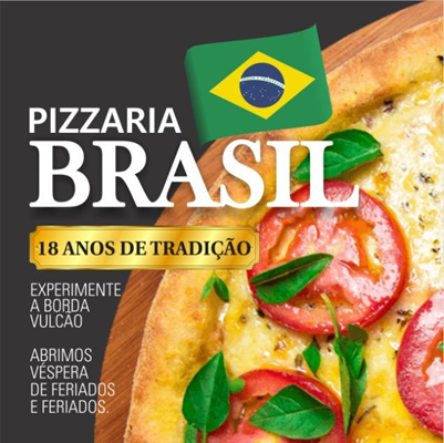 Logo restaurante Pizzaria Brasil