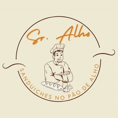 Logo restaurante Sr. Alho