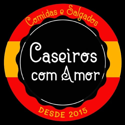 Logo restaurante Caseiros com Amor