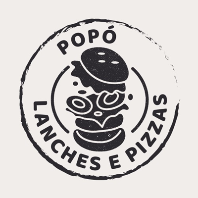 Logo restaurante Popó Lanches e Pizzas