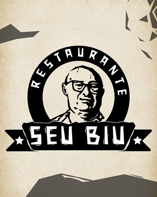 Logo restaurante restaurante seu biu